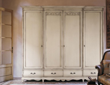Cabinet in white lacquer with drawers Fenice, Arve Style