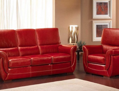 Three seater sofa with frame of wood Ibiza, SAT Export