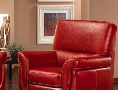 Chair in leather upholstery Ibiza, SAT Export