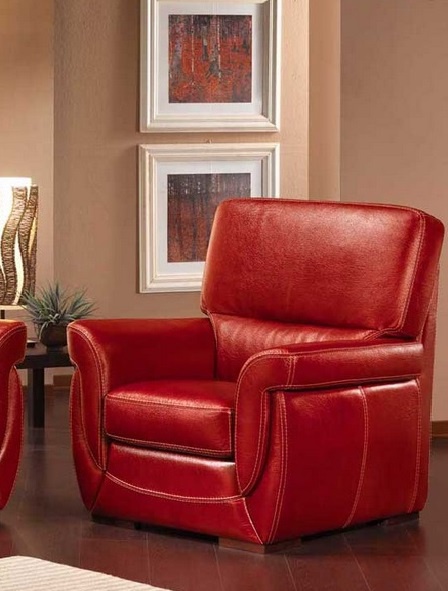 Chair in leather upholstery Ibiza, SAT Export