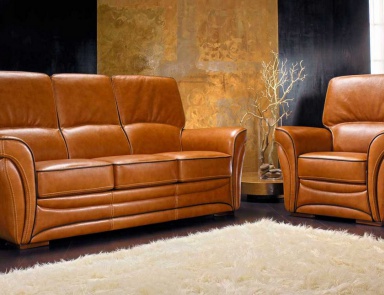 Three seater sofa with frame of wood Praga, SAT Export