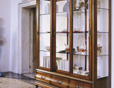 Showcase with sliding doors and drawers Fenice, Arve Style