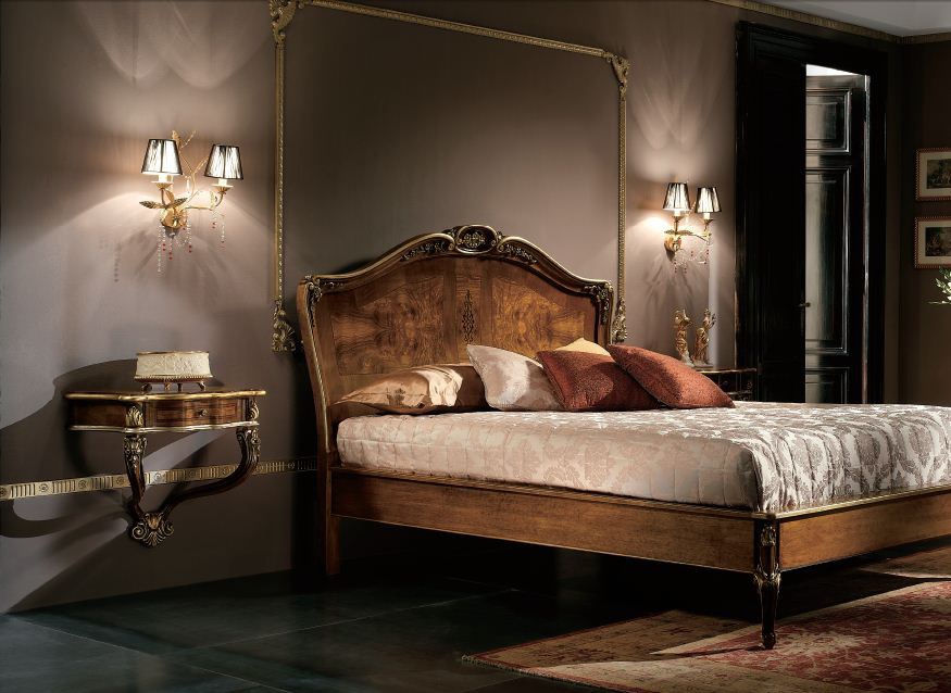 Set for the bedroom in the finish ash Luigi XXI, Arve Style
