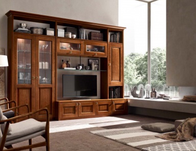 Modular system with space for TV Asolana, Maronese