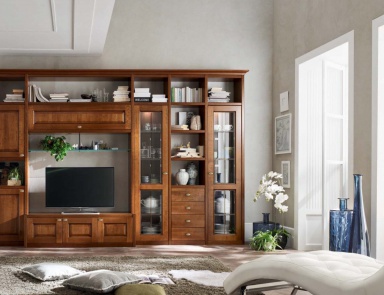 The modular system with drawers Asolana, Maronese