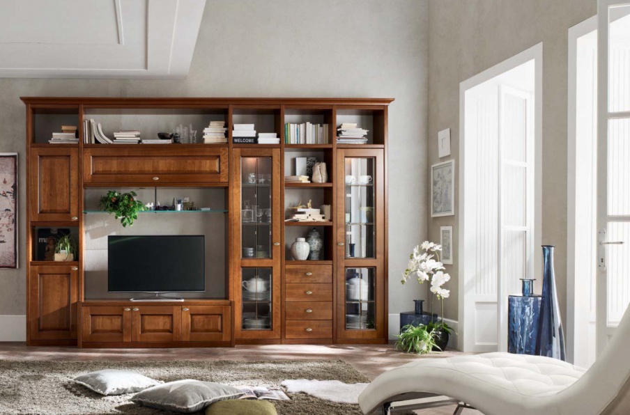 The modular system with drawers Asolana, Maronese