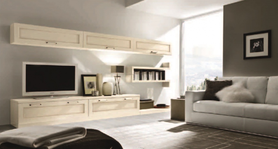 The modular system is long closed shelf Piave, Maronese