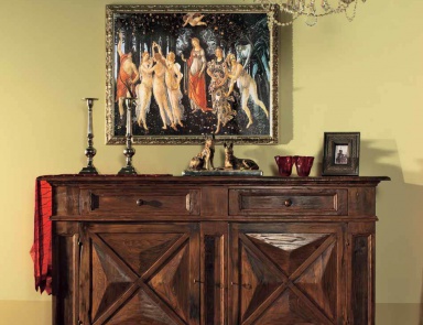 A chest of drawers with hinged doors and drawers Monica, Tiferno Mobili