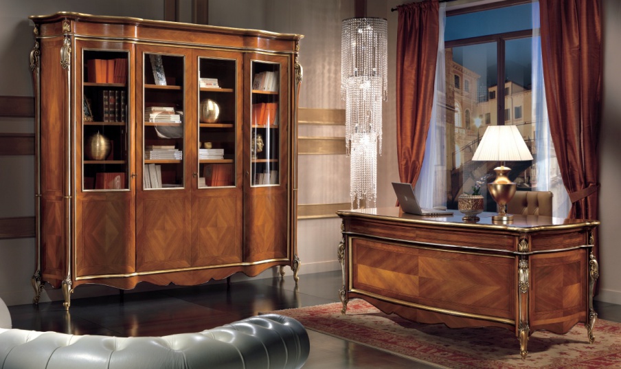 Headsets for office finish walnut Luigi XXI, Arve Style