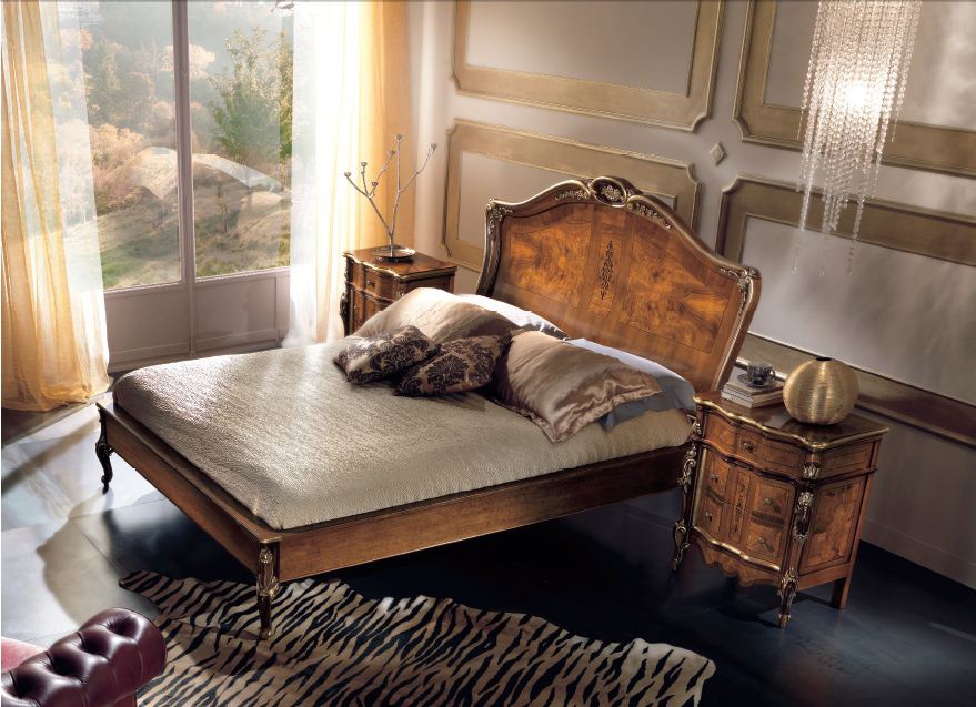 Set for the bedroom in the finish ash Luigi XXI, Arve Style