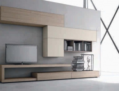 A modular system with a long shelf Seta, Maronese