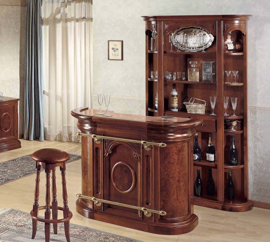 Bar (Suite bar) with open shelves, Mirandola Export