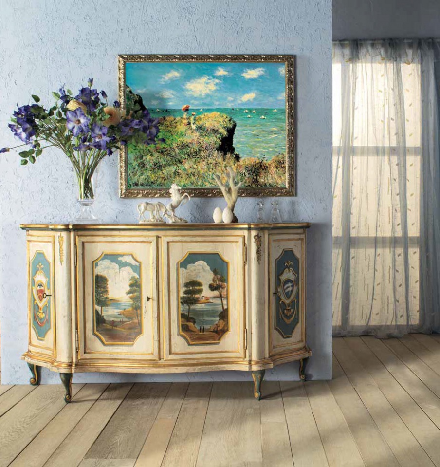 A chest of drawers with hinged doors Rossana, Tiferno Mobili