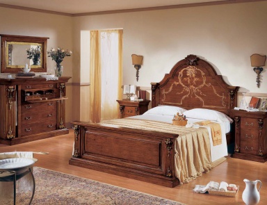 Headsets for bedrooms with gold thread Orchidea, Arve Style