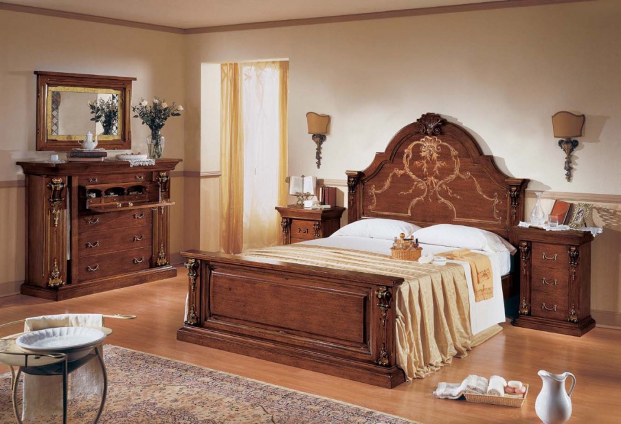 Headsets for bedrooms with gold thread Orchidea, Arve Style