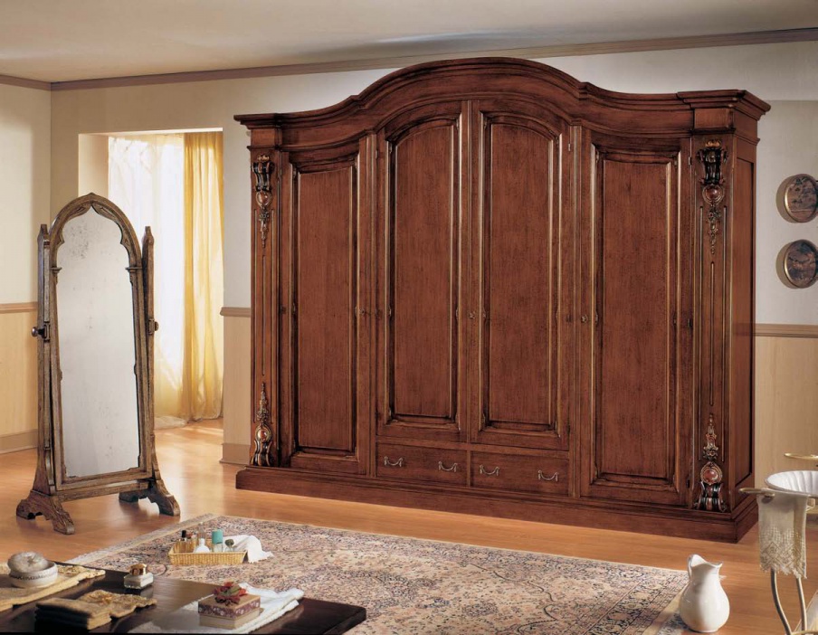 Wardrobe 4 door with drawers Orchidea, Arve Style