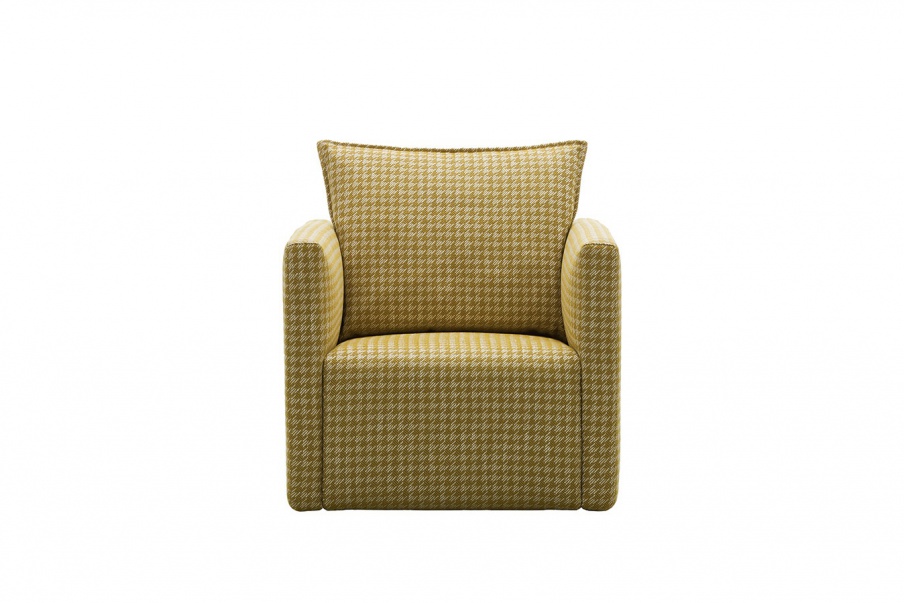 Armchair with frame made of metal, Gilda, Novamobili