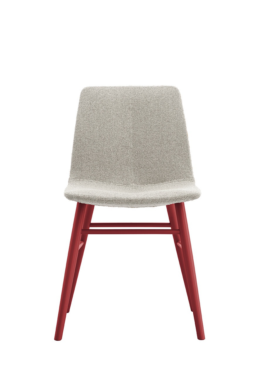 Chair with frame in natural wood Natt, Novamobili 