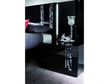 Murano bedside table, Rossetto Armobil