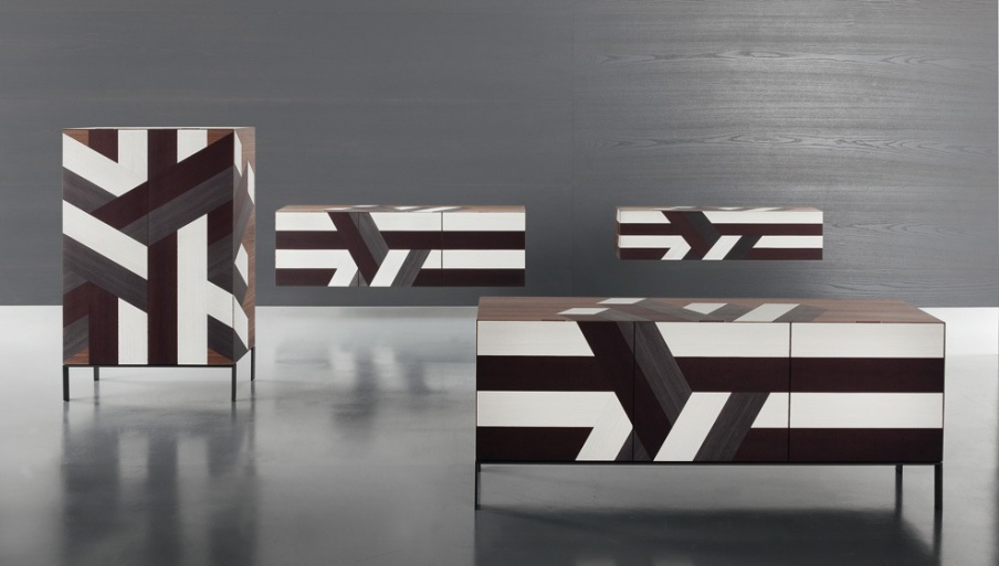 Intarsio TV Stand Senese, Rossetto Armobil