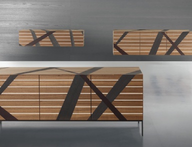 Tratto Intarsio TV Stand,Rossetto Armobil