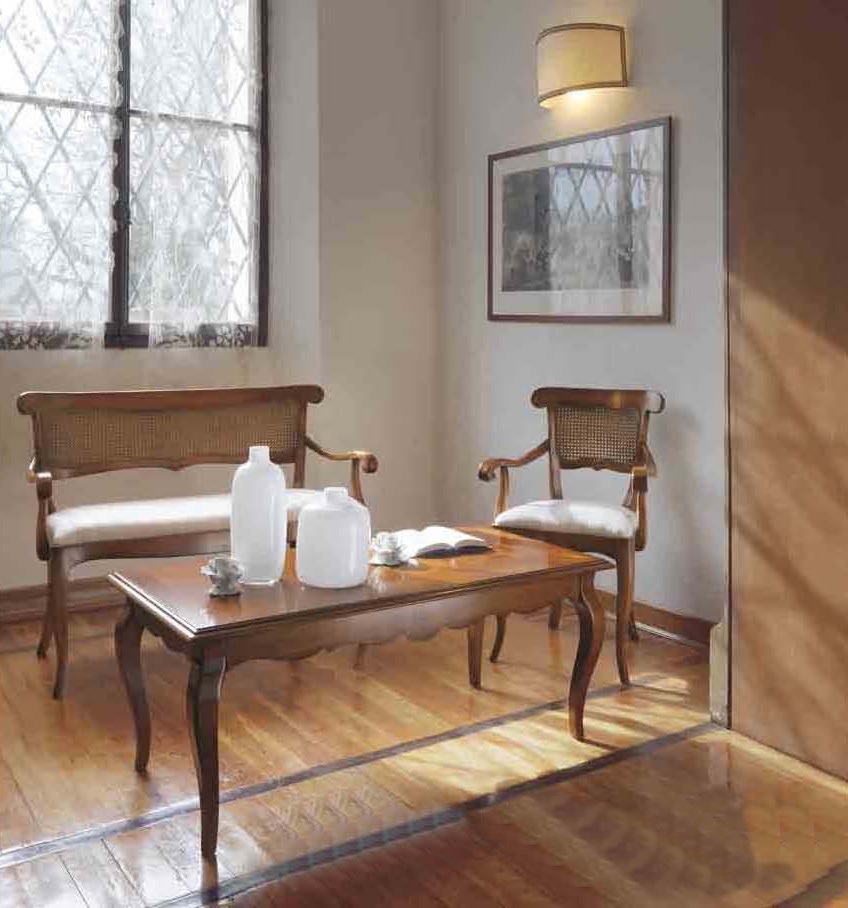 Chair with armrests and a decorative backrest, Mirandola Export