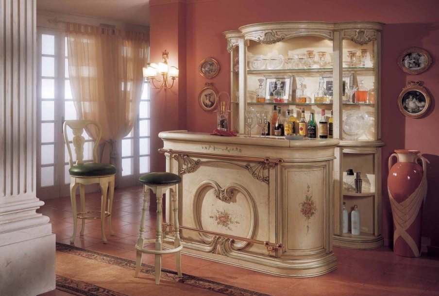 Bar (Suite bar) with decorative pattern, Mirandola Export