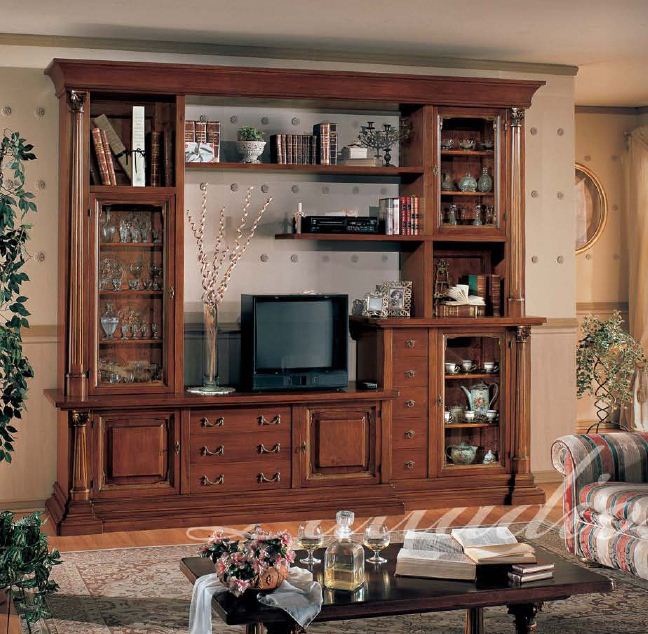 Cabinet with open and closed niches Palladio, Arve Style