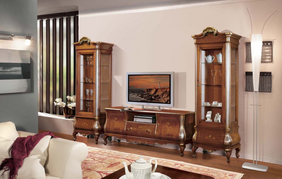 Sofa set with inlay and carvings Tulipano, Arve Style