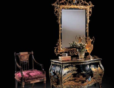 The chest is lacquered, Ezio Bellotti