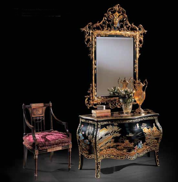 The chest is lacquered, Ezio Bellotti