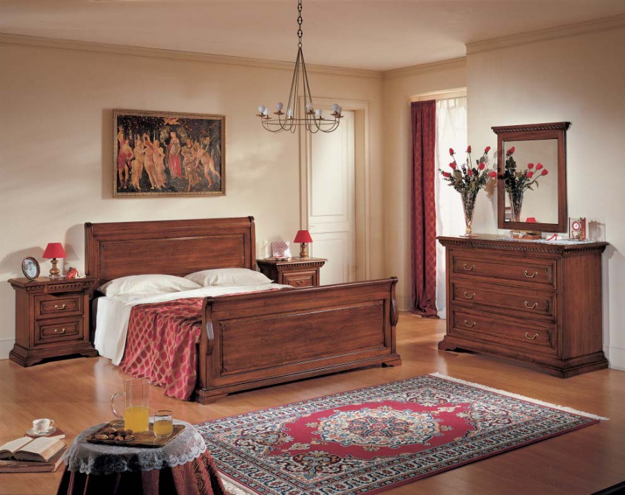 Set for bedroom decorated with profiles Casanova, Arve Style