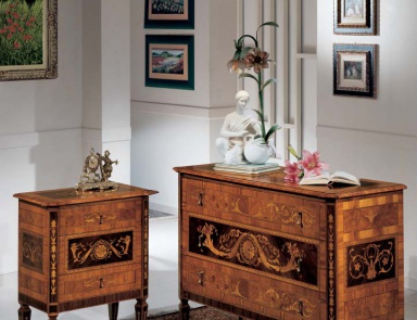 Set for the bedroom in the finish from the olives and Alessandra Maggiolini, Arve Style