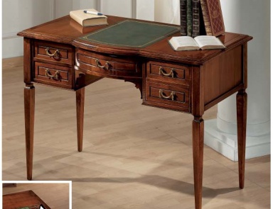 Writing Desk with 5 drawers Galles, Arve Style