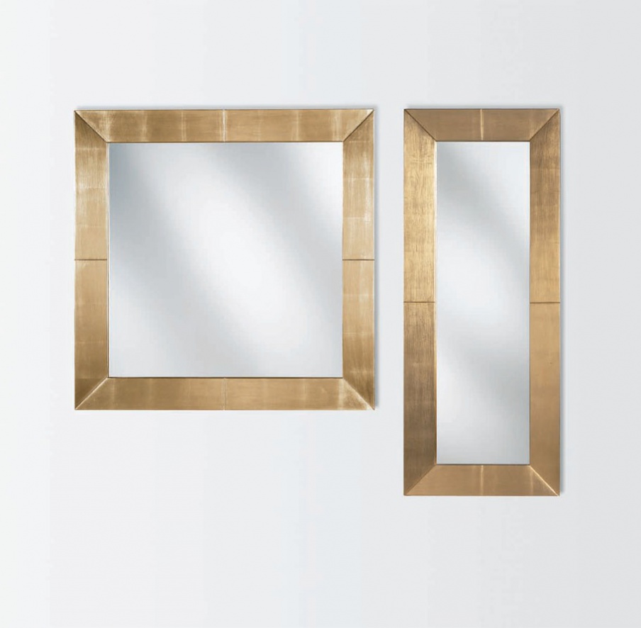 Wall mirror with wooden frame, Venezia - features tisettanta furnishings