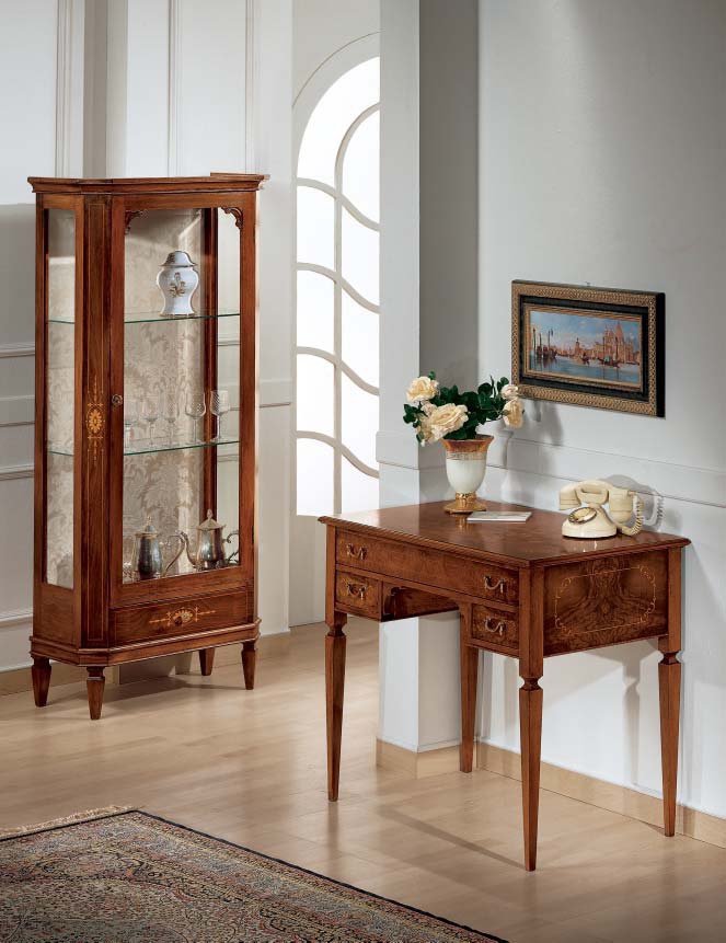 Set for Cabinet with inlay and brocade Alba, Arve Style