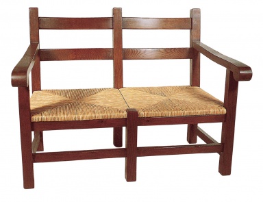 Bench with polictically Pieve, Tiferno Mobili