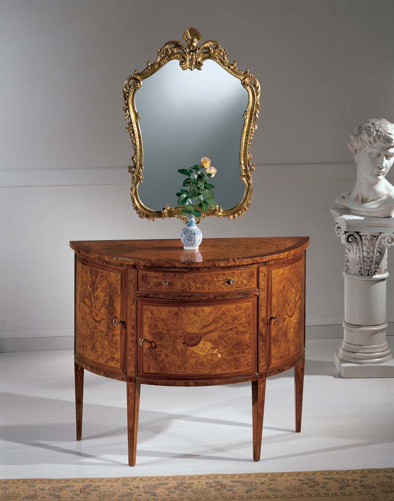 The buffet in the shape of a Crescent Beethoven, Arve Style