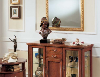 Sofa set in classic style with carved details Vienna, Arve Style