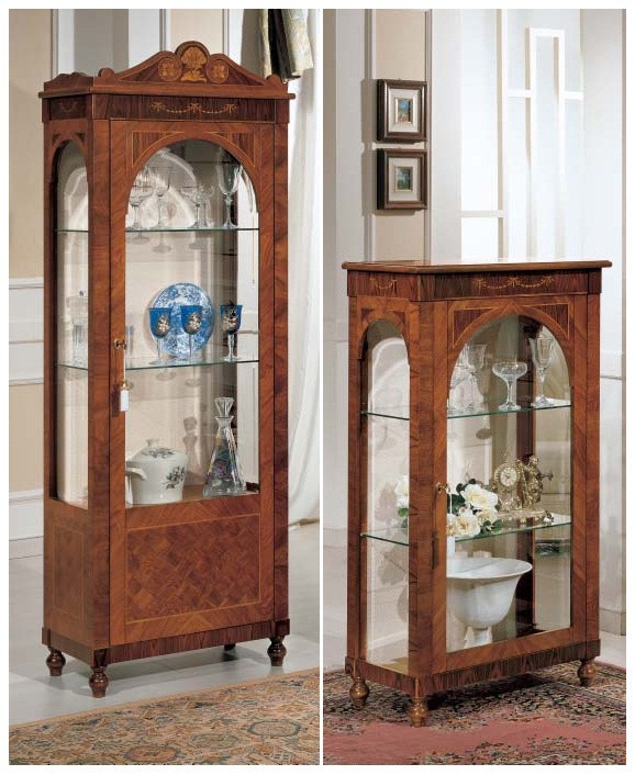Showcase with exquisite inlay Giulia, Arve Style