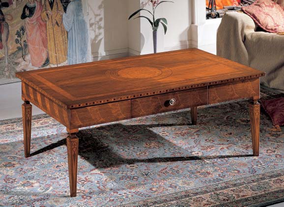 Coffee table with drawer Michelangelo, Arve Style