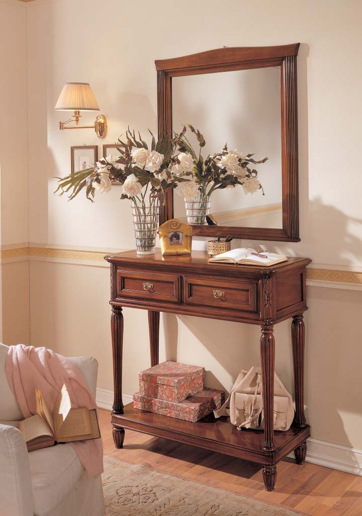 Sofa set with carvings and profiles Melania, Arve Style