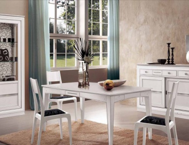 For dining room set in white lacquer Sogni, Arve Style