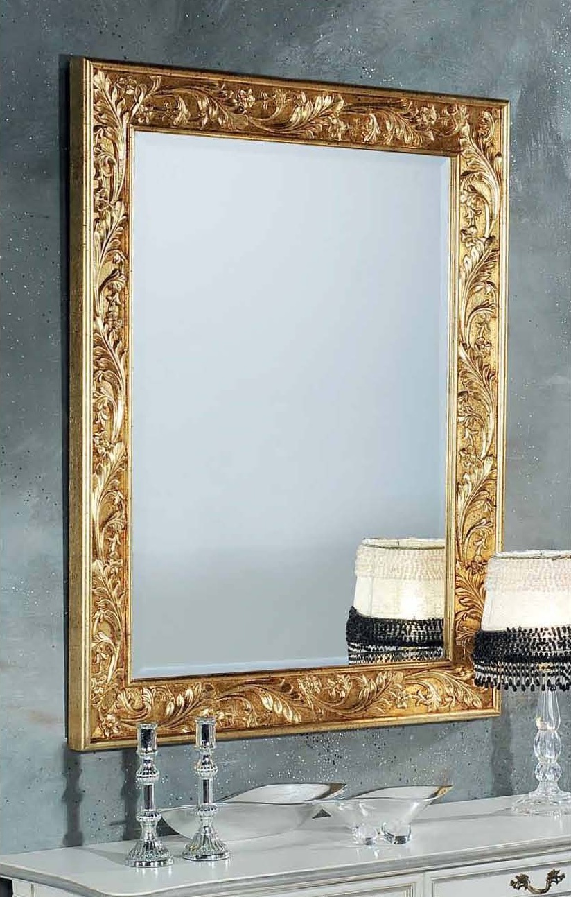 Mirror with carved frame, Mirandola export