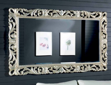 Wall mirror with carved frame, Mirandola export