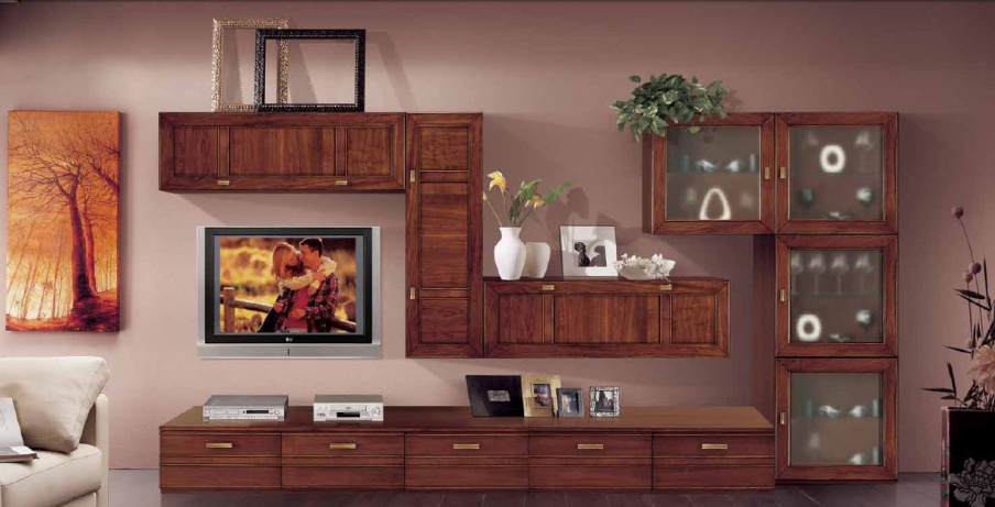 Modular storage system made of solid wood and glass Sogni, Arve Style