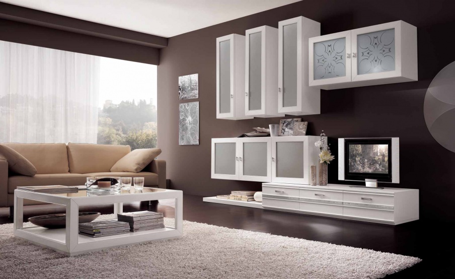 Modular system finish silver leaf Sogni, Arve Style