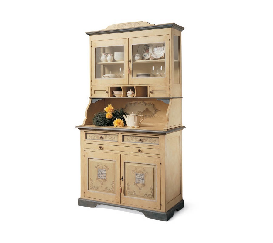 Sideboard with hinged doors and drawers Perugina, Tiferno Mobili
