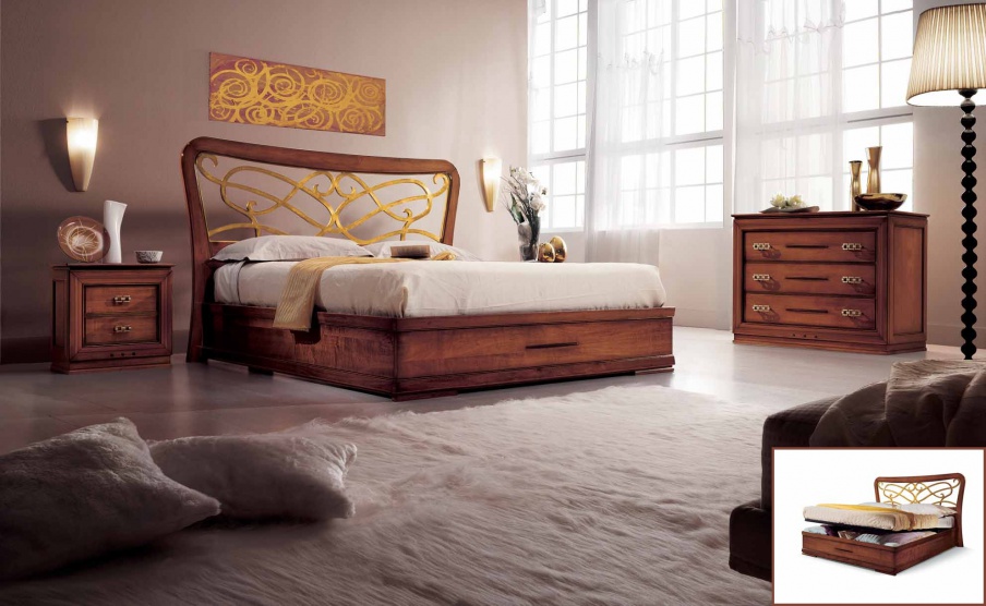 Headsets for bedrooms with gold-plated elements Sogni, Arve Style