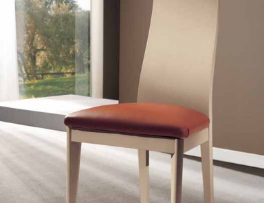 A chair in the shade ivory in brown upholstery Sogni, Arve Style